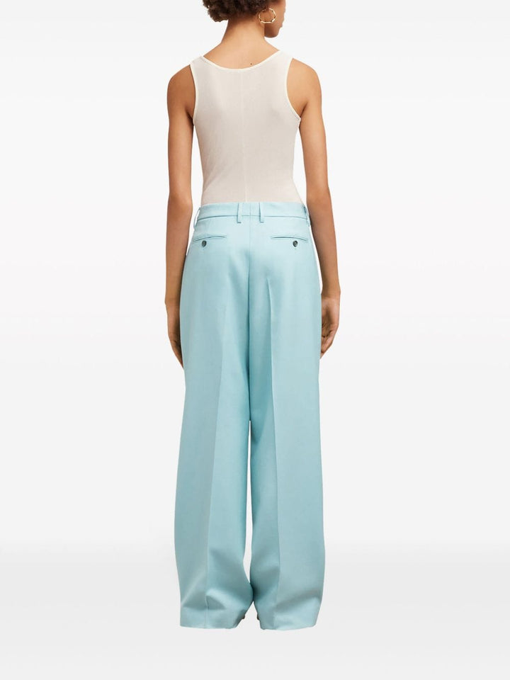 U-neck semi-sheer tank top-4