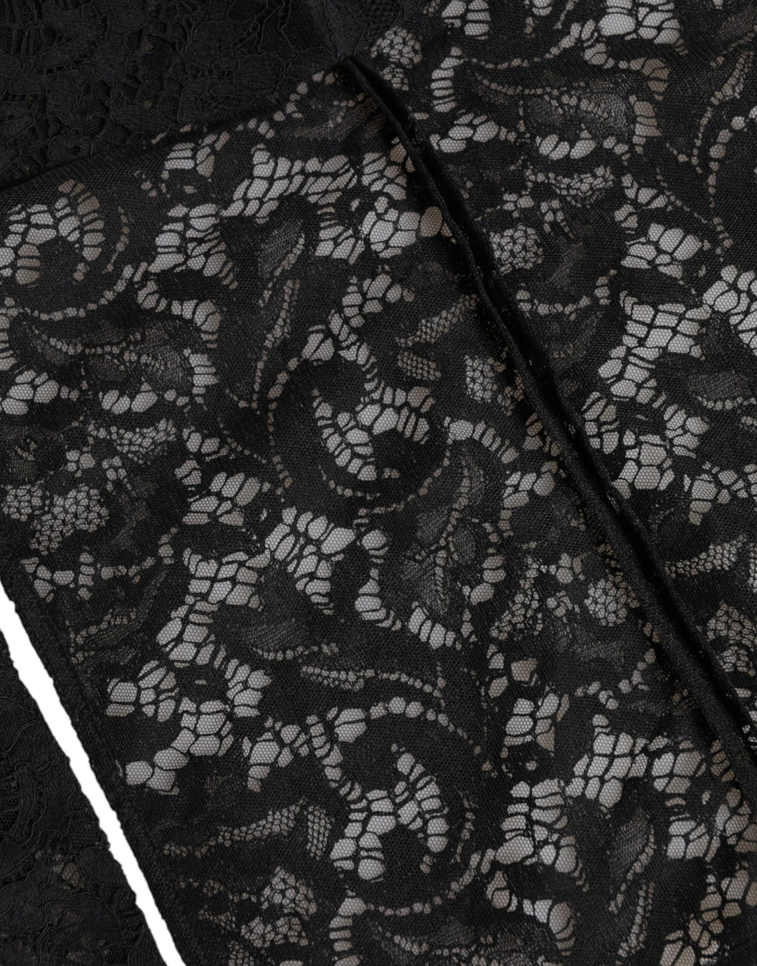 Black Floral Lace Whole Head Wrap Hat