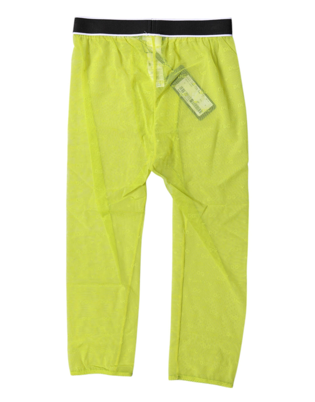 Green DG Logo Nylon Cropped Tights Underwear