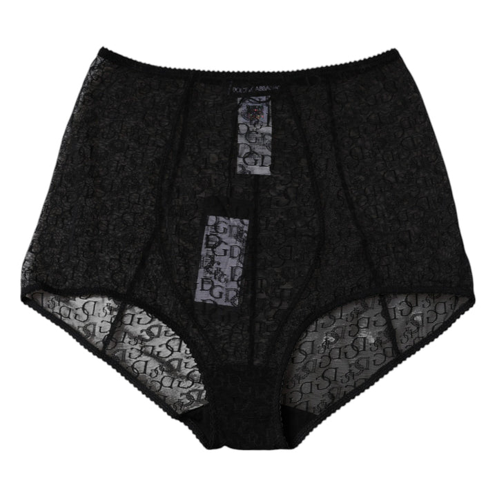 Black Logo Girdle High Waist Panty Underwear