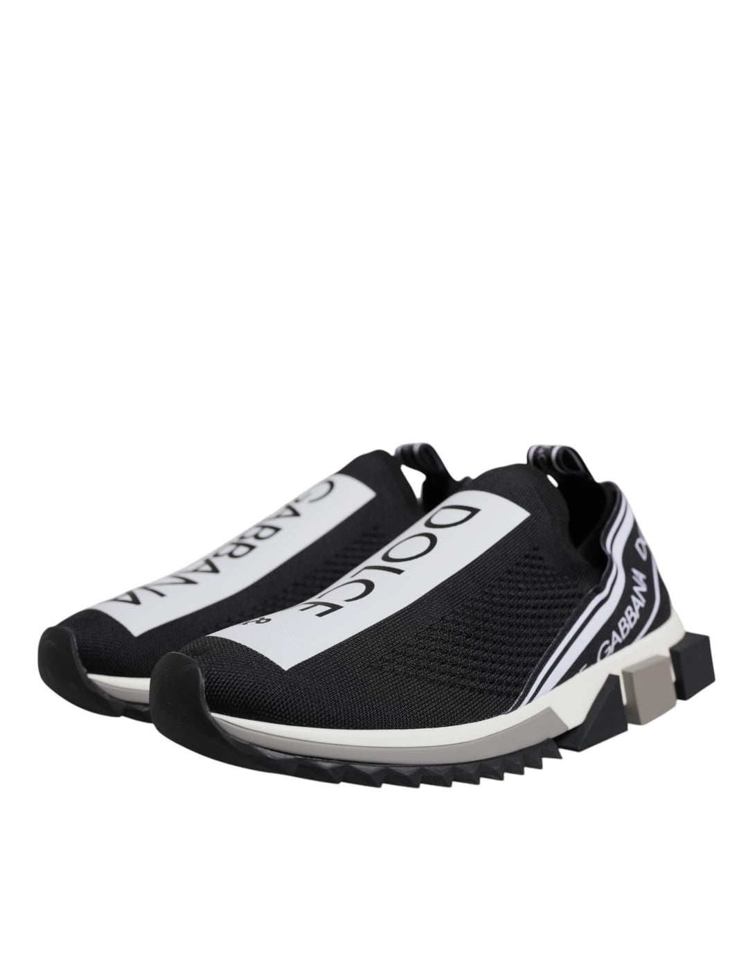 Black White Slip On Sorrento Sneakers Shoes
