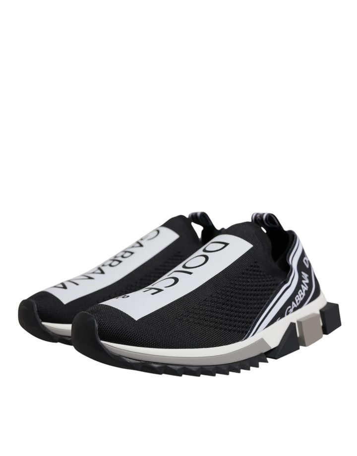 Black White Slip On Sorrento Sneakers Shoes