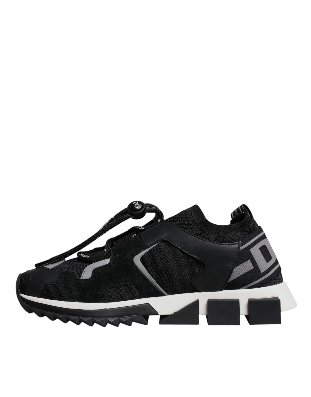 Black Mesh Sorrento Trekking Sneakers Shoes
