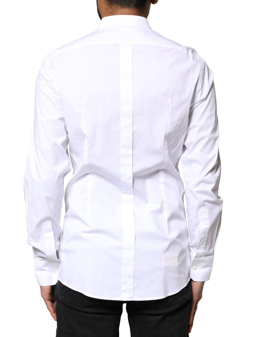 White GOLD Cotton Long Sleeves Dress Shirt