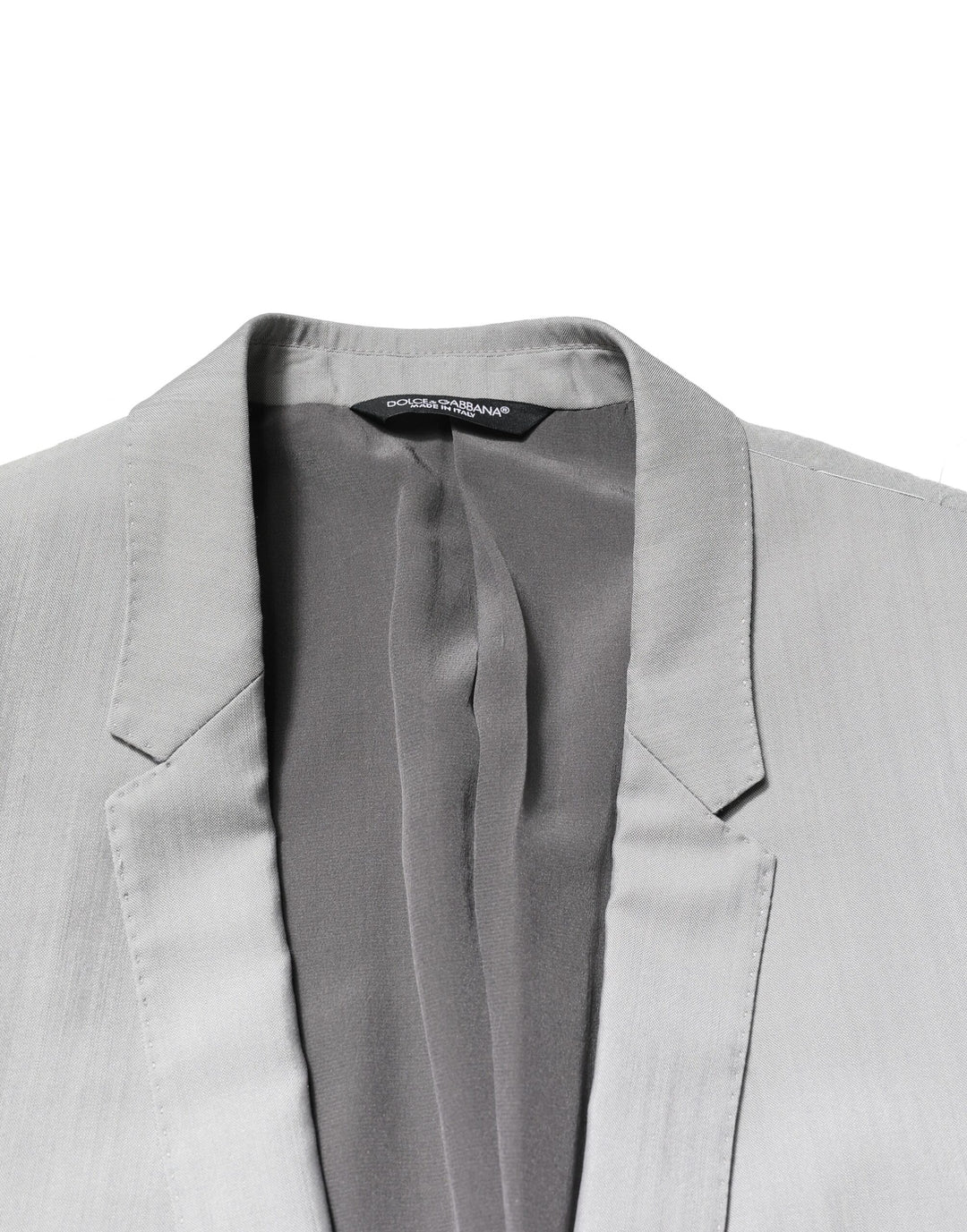 Light Gray Wool GOLD 2 Piece Formal Suit