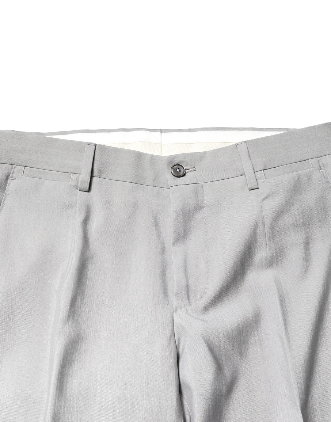 Light Gray Wool GOLD 2 Piece Formal Suit