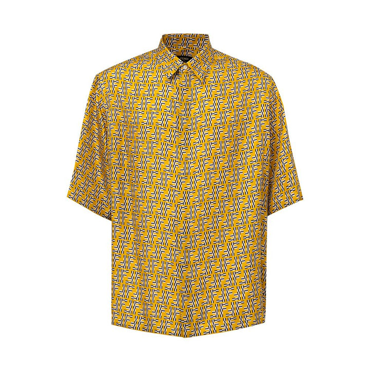Yellow Silk Shirt
