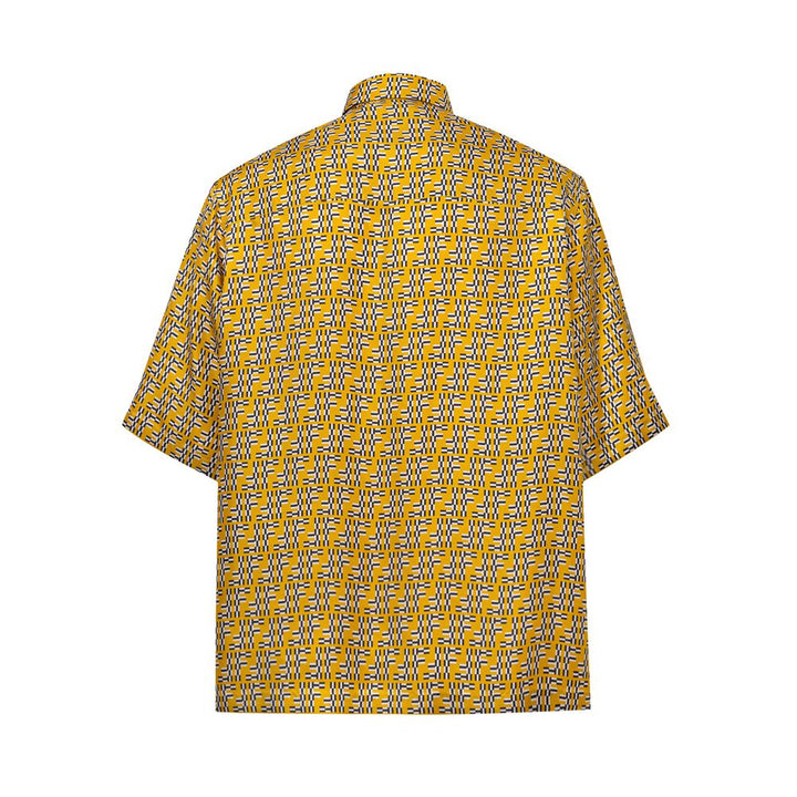 Yellow Silk Shirt