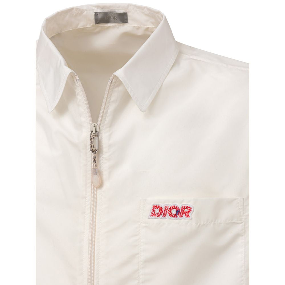 White Polyester Shirt