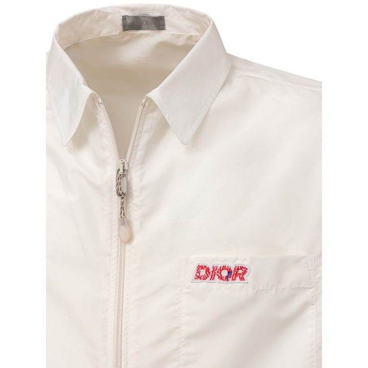 White Polyester Shirt