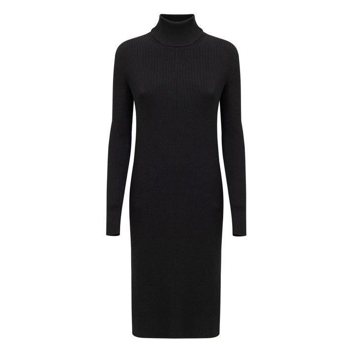 Black Wool Dress