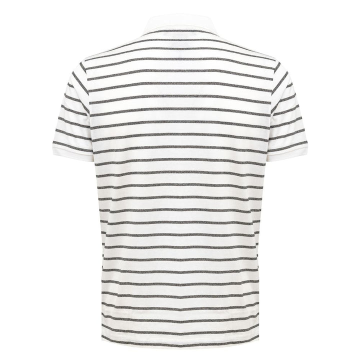 White Cotton Polo Shirt