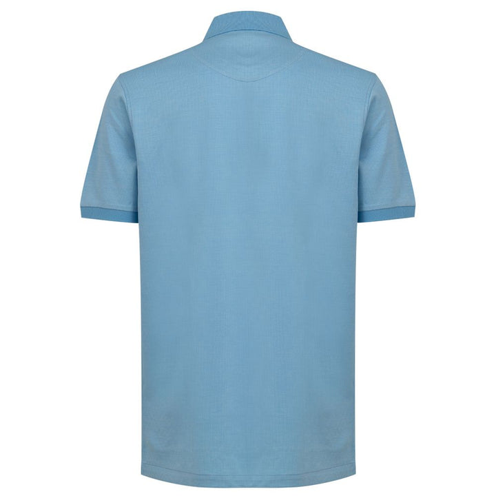 Light Blue Cotton Polo Shirt