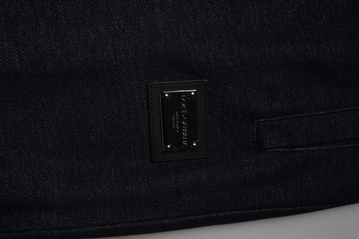 Black Jacquard Jogger Men Sweatpants Pants