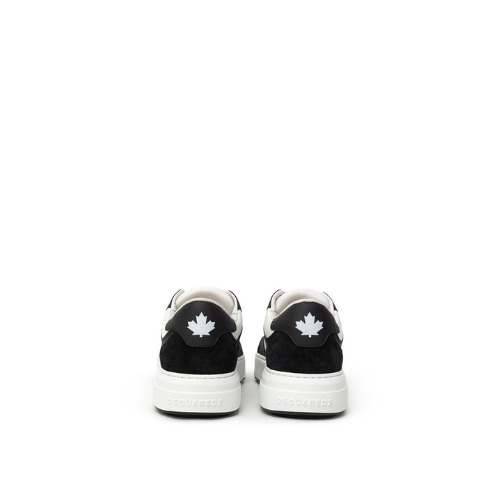 Black And White Leather Sneaker