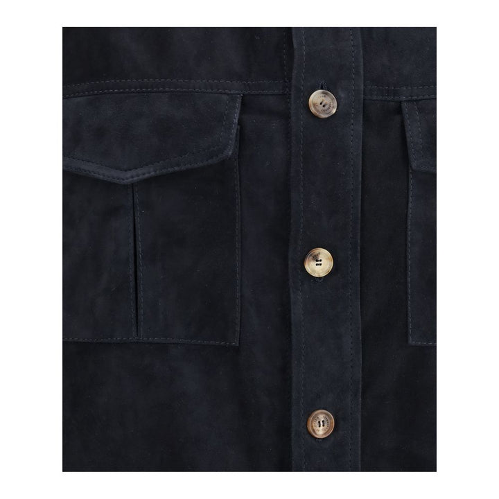 Brunello Cucinelli Suede leather shirt Jacket