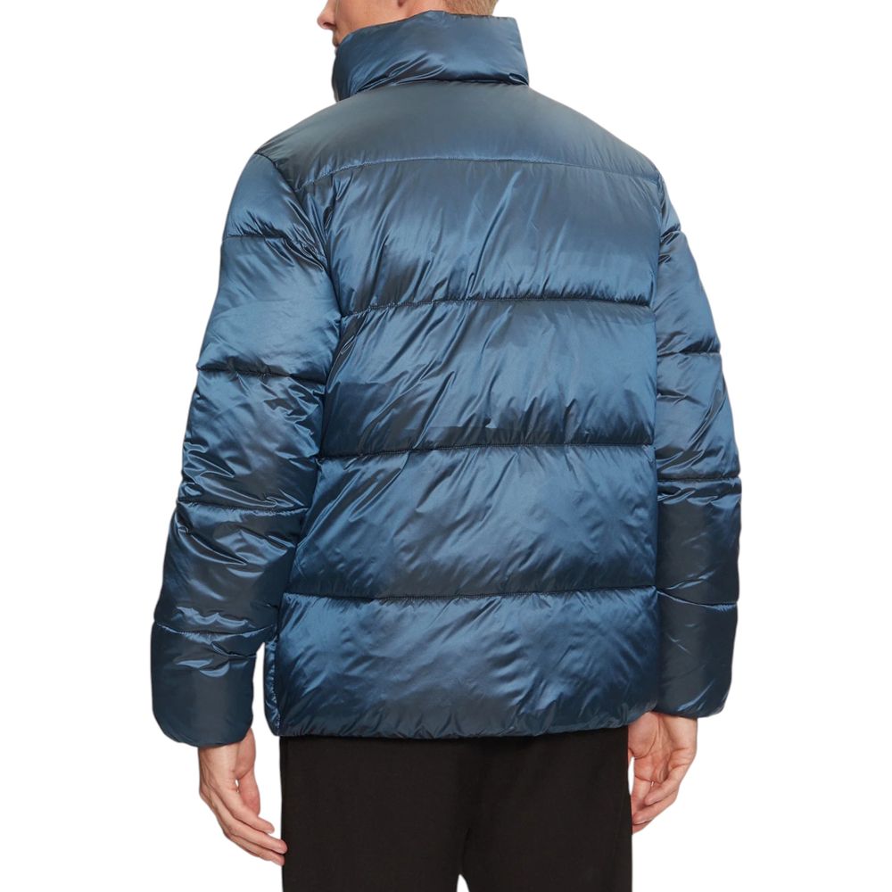Blue Recycled Polyamide Jacket