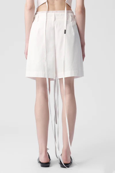 JESS PLEATED SHORTS COTTON TWILL-2