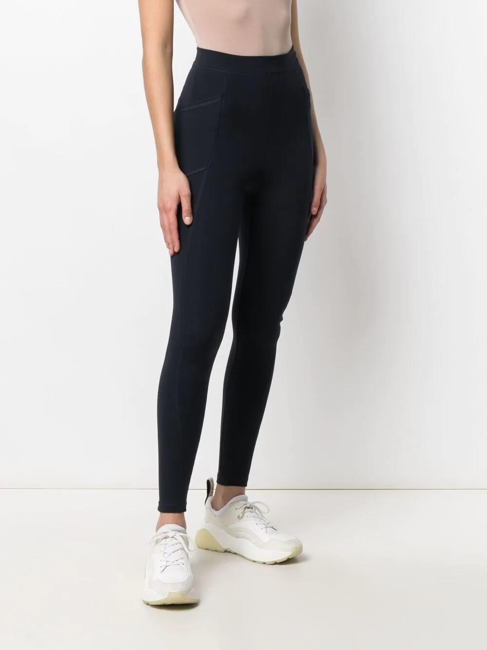 STELLA MCCARTNEY logo-print scuba leggings-2