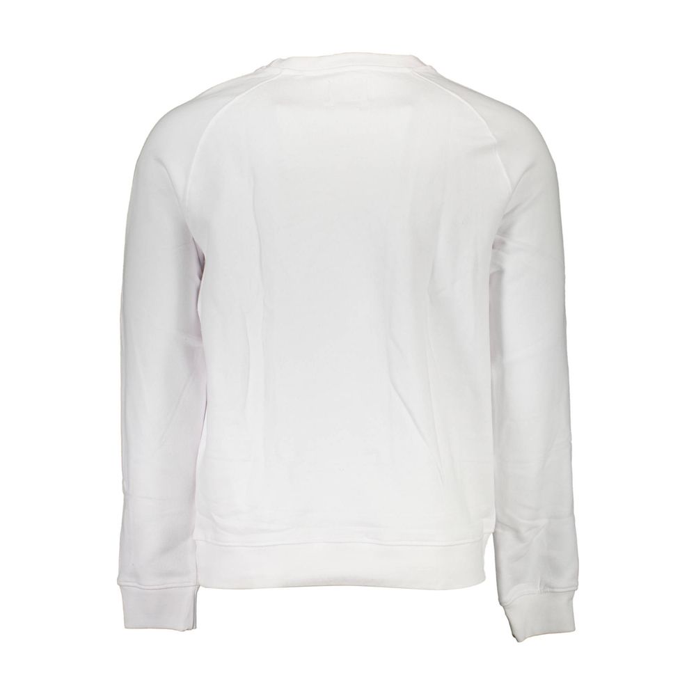 White Cotton Unisex Sweatshirt