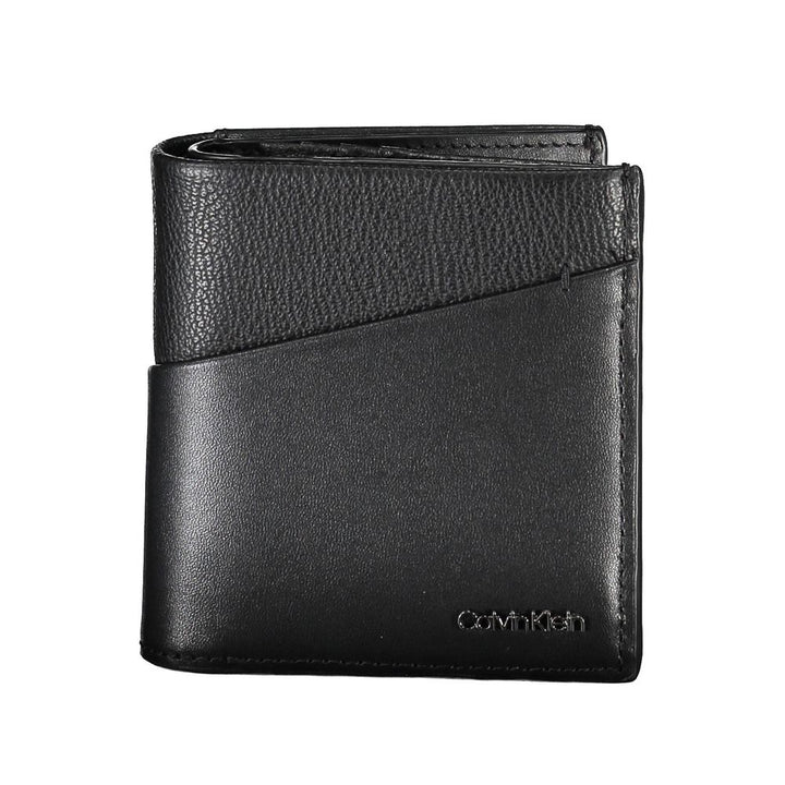 Black Recycled Polyester Men Wallet