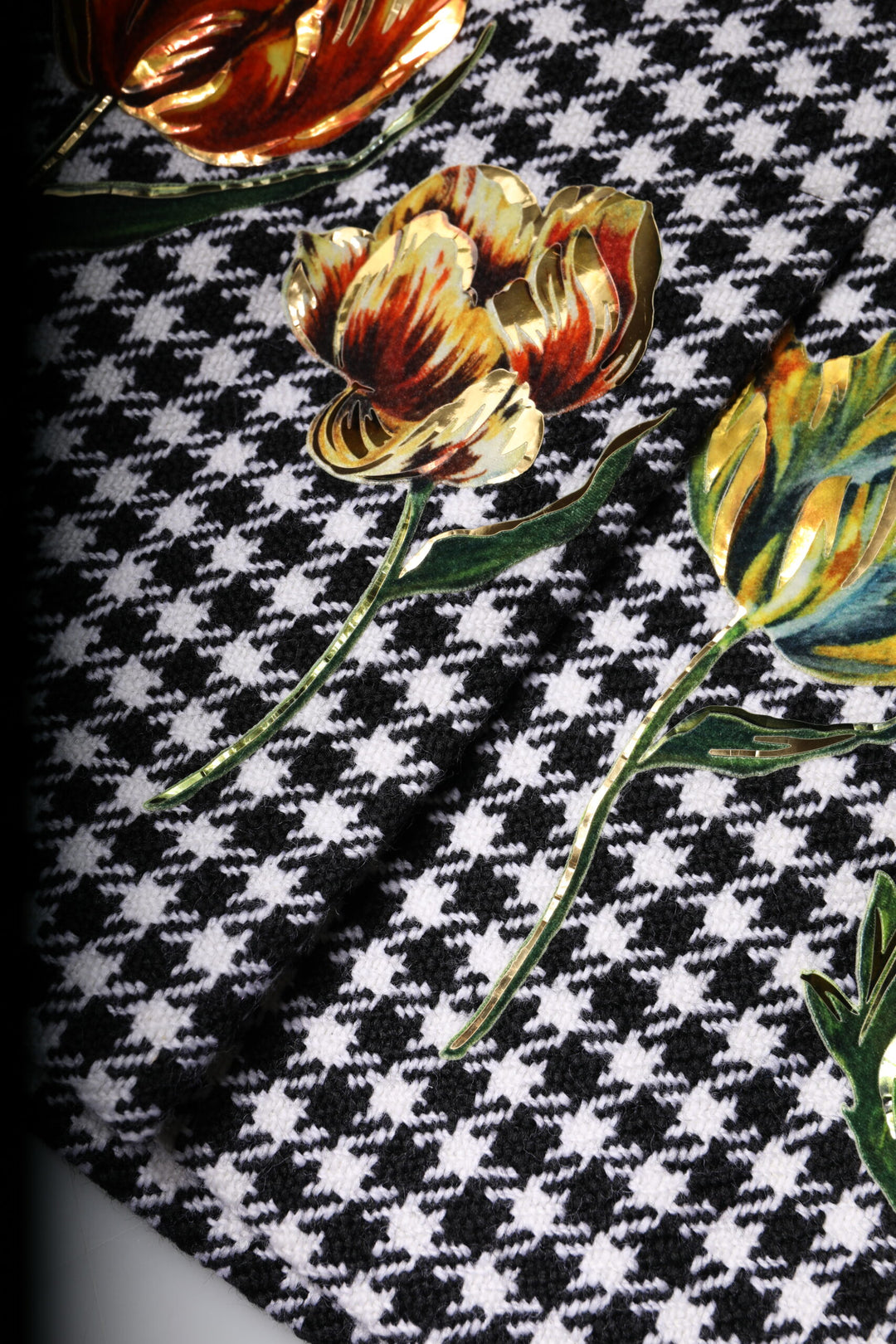 Dolce & Gabbana Multicolor Floral Print High Waist Pencil Cut Skirt