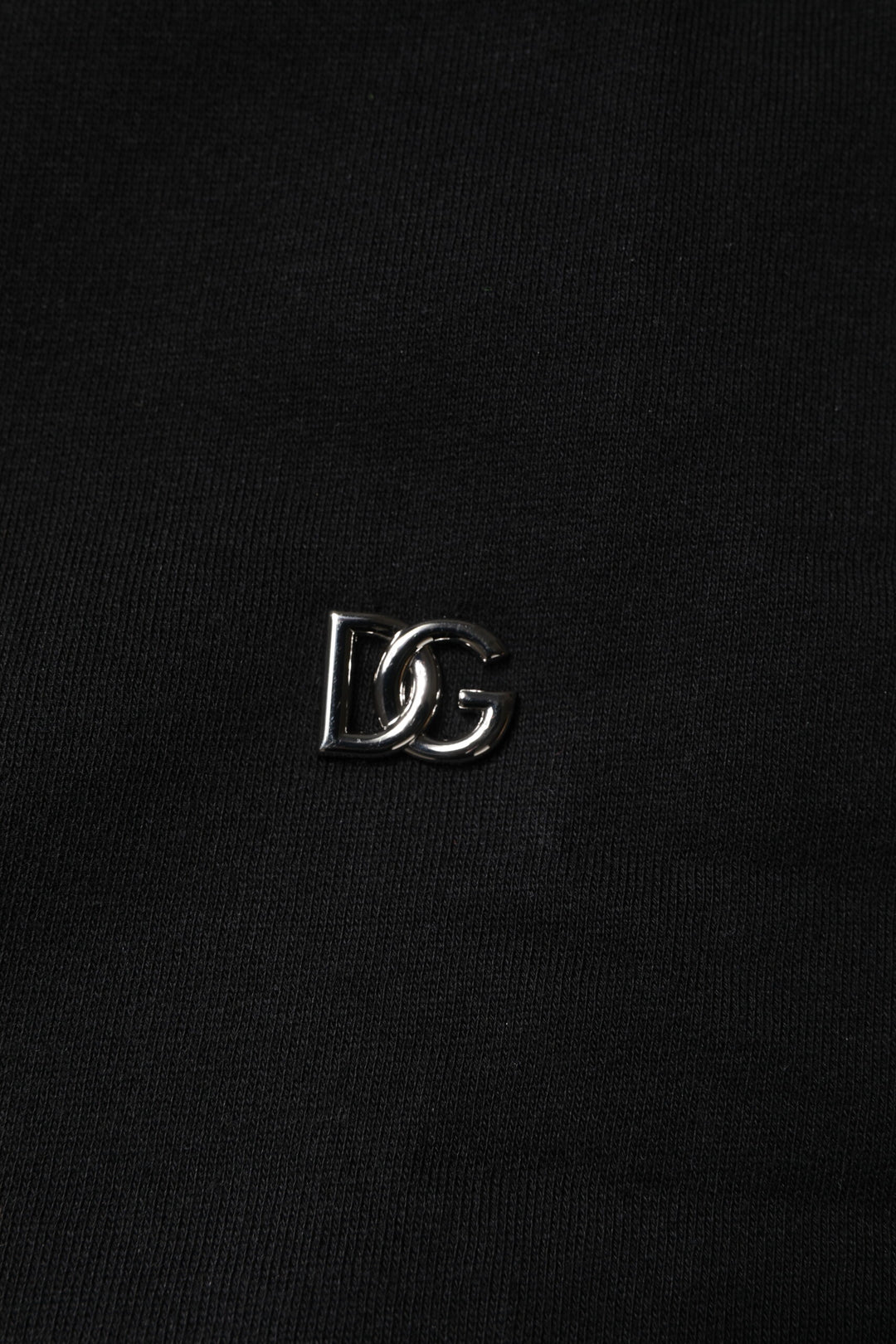 Black Cotton Crew Neck Sweatshirt Sweater