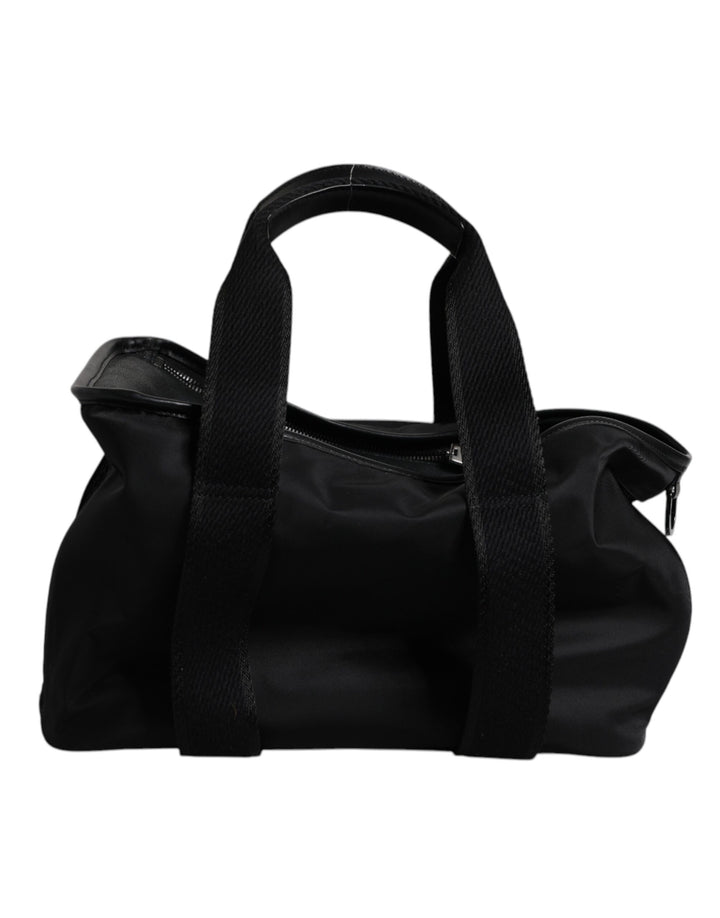 Black Shoulder Strap Pet Carry Logo Plaque Bag