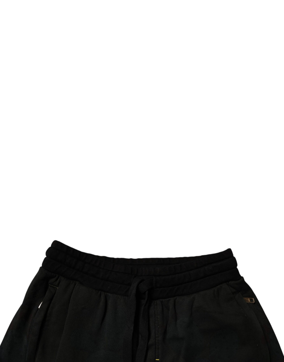 Black Cotton Sweatshorts Men Bermuda Shorts