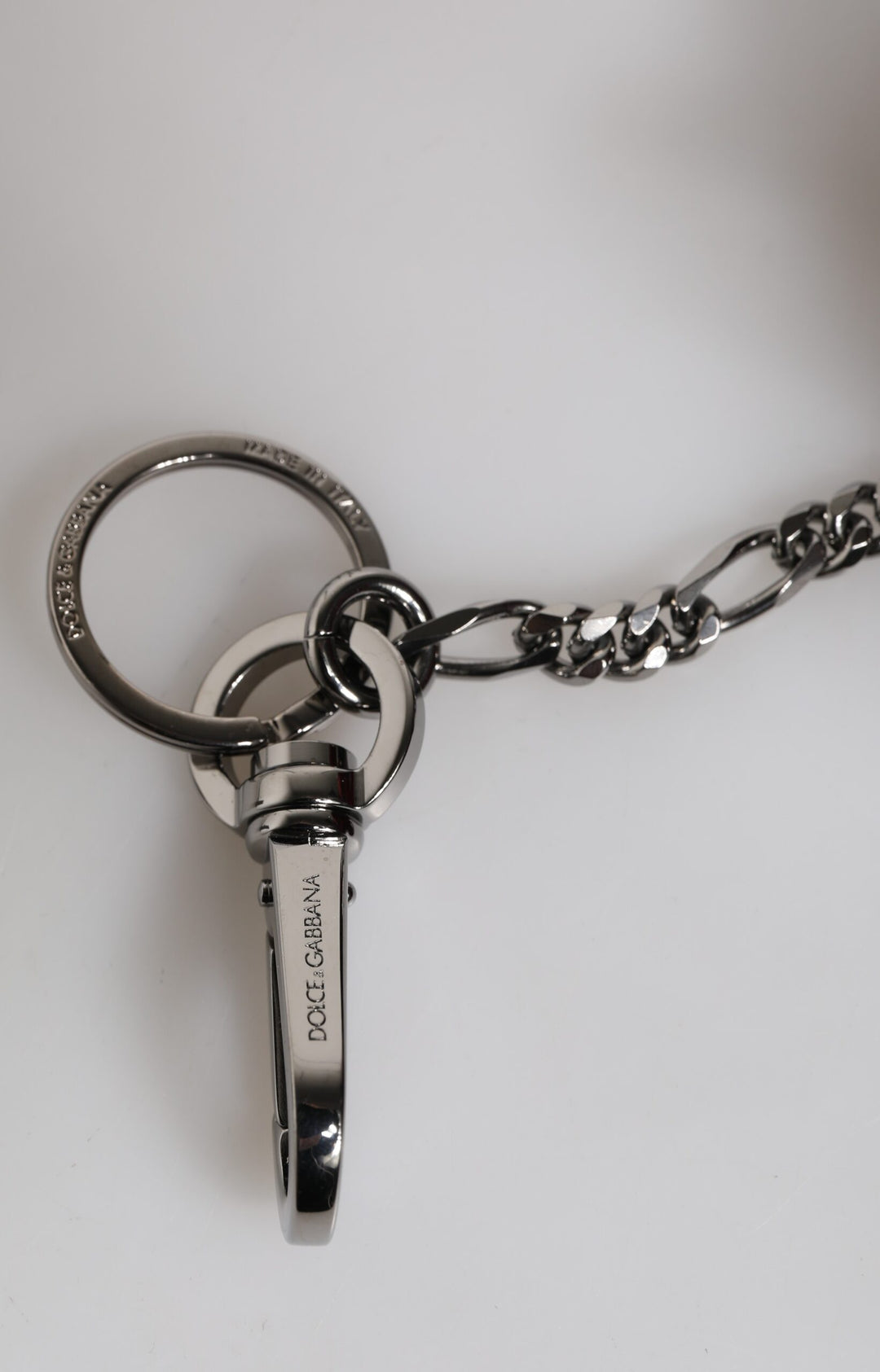 Red Black Polyester Animal Silhouette Keychain Keyring