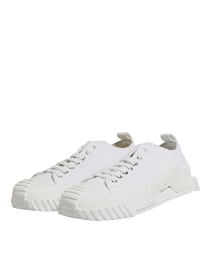 White Leather Low Top NS1 Sneakers Shoes