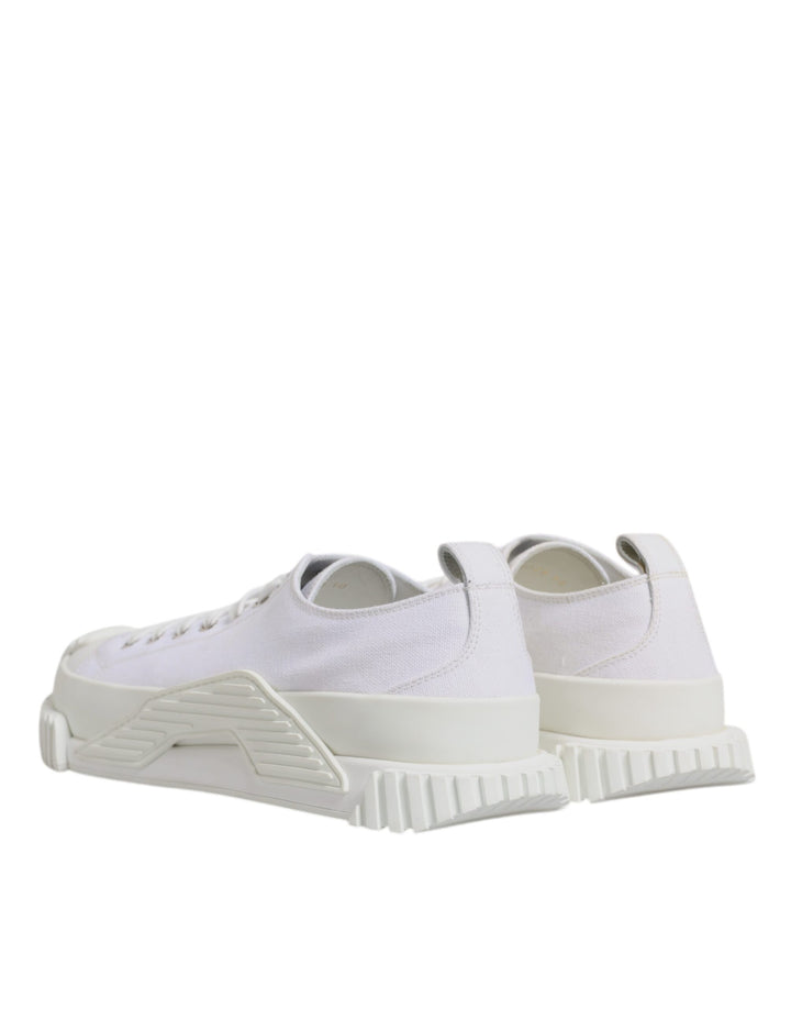 White Leather Low Top NS1 Sneakers Shoes
