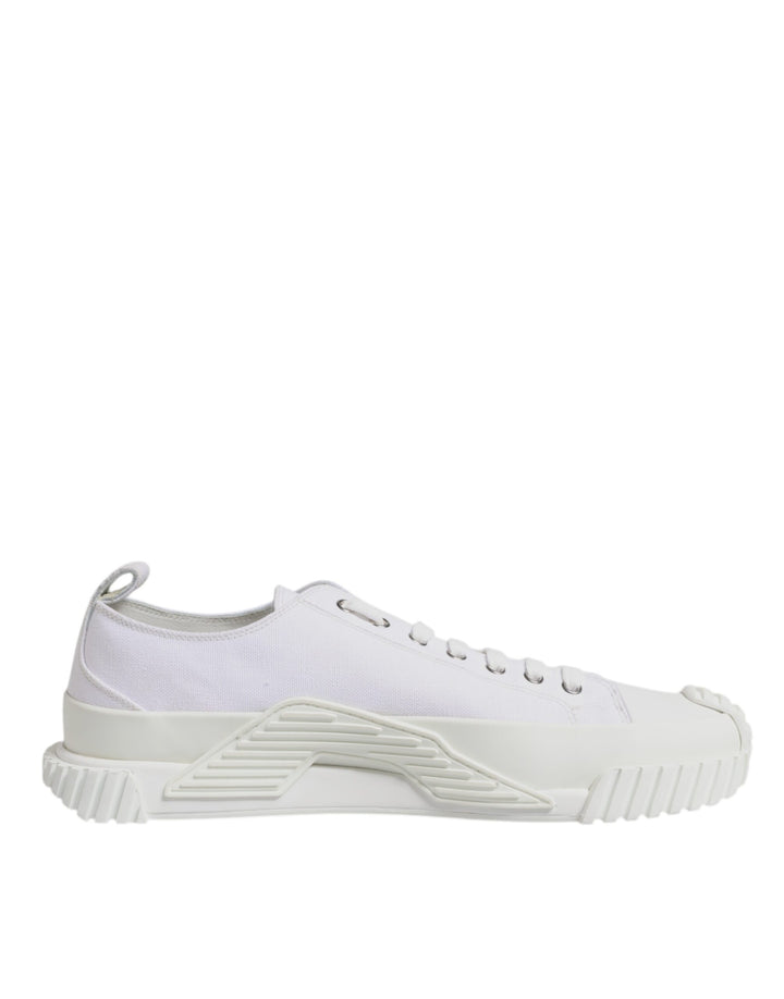 White Leather Low Top NS1 Sneakers Shoes
