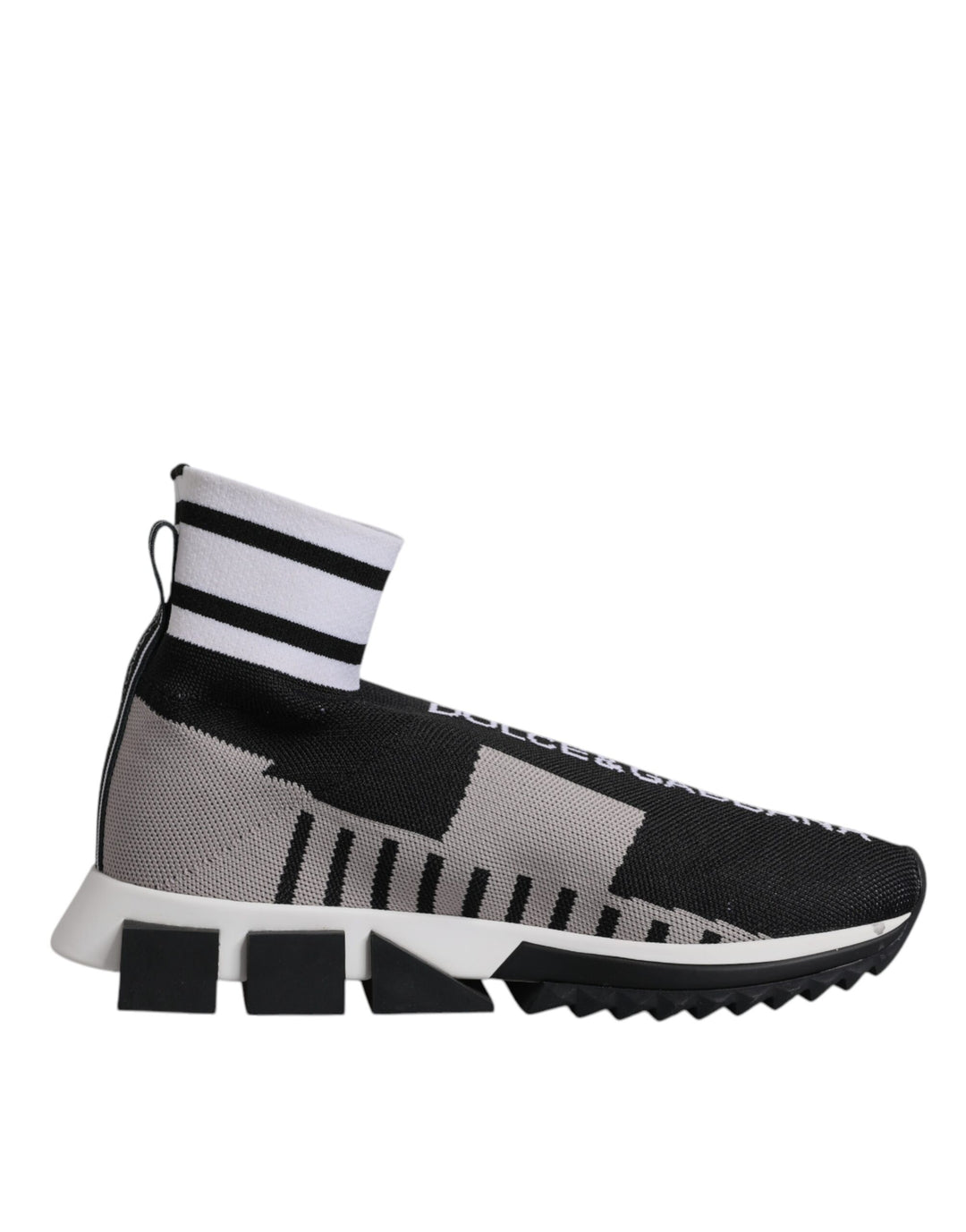 Black Gray Sorrento Socks Men Sneakers Shoes