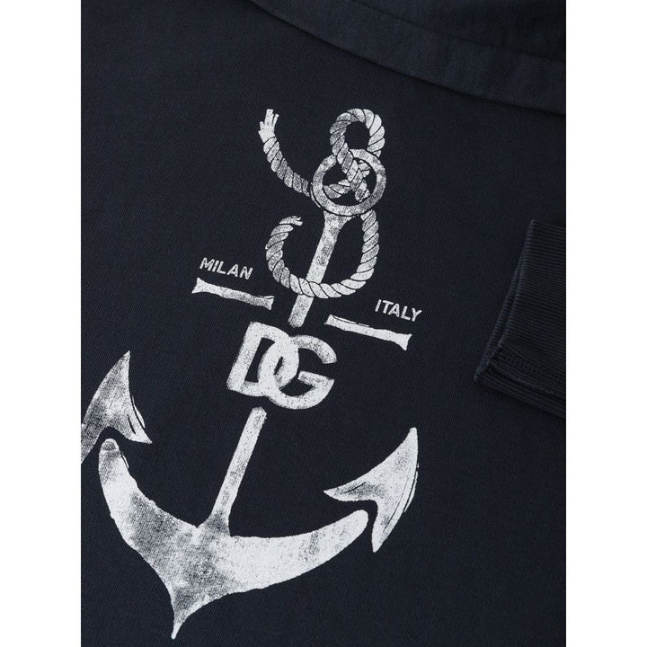 Dolce & Gabbana Blue Cotton Sweatshirt
