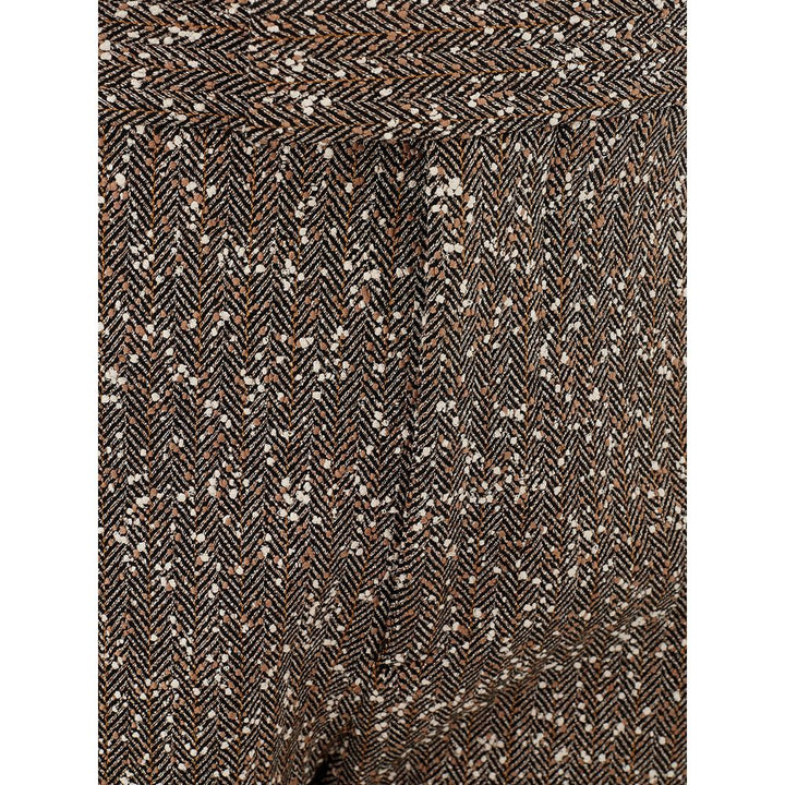 Bottega Veneta Multicolor Viscose Casual Pants