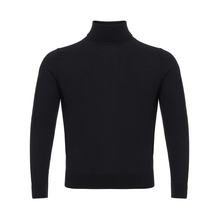 Colombo Black Cashmere Turtleneck