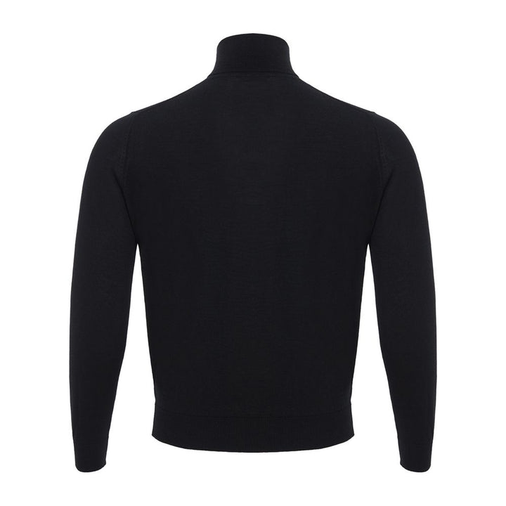 Colombo Black Cashmere Turtleneck