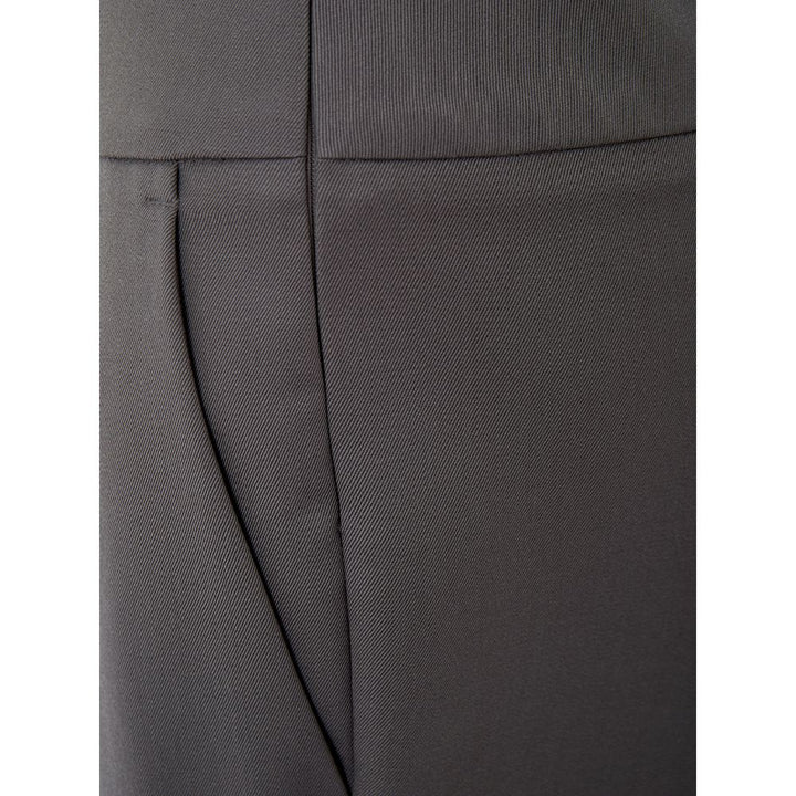 Lardini Gray Wool Casual Pants