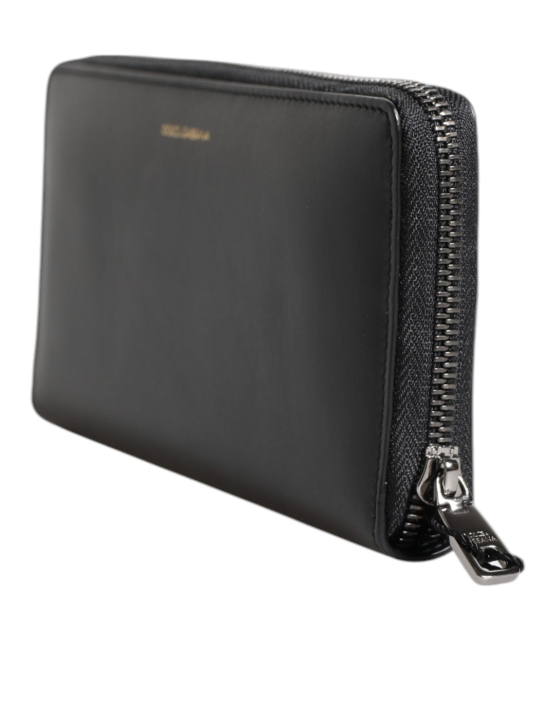 Black Blue Exotic Leather Embossed Continental Wallet