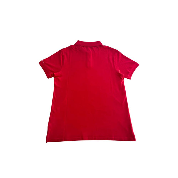 Red Cotton Polo Shirt