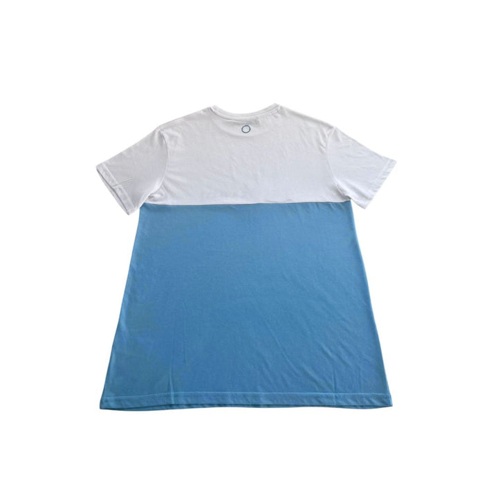 Light Blue Polyester T-Shirt