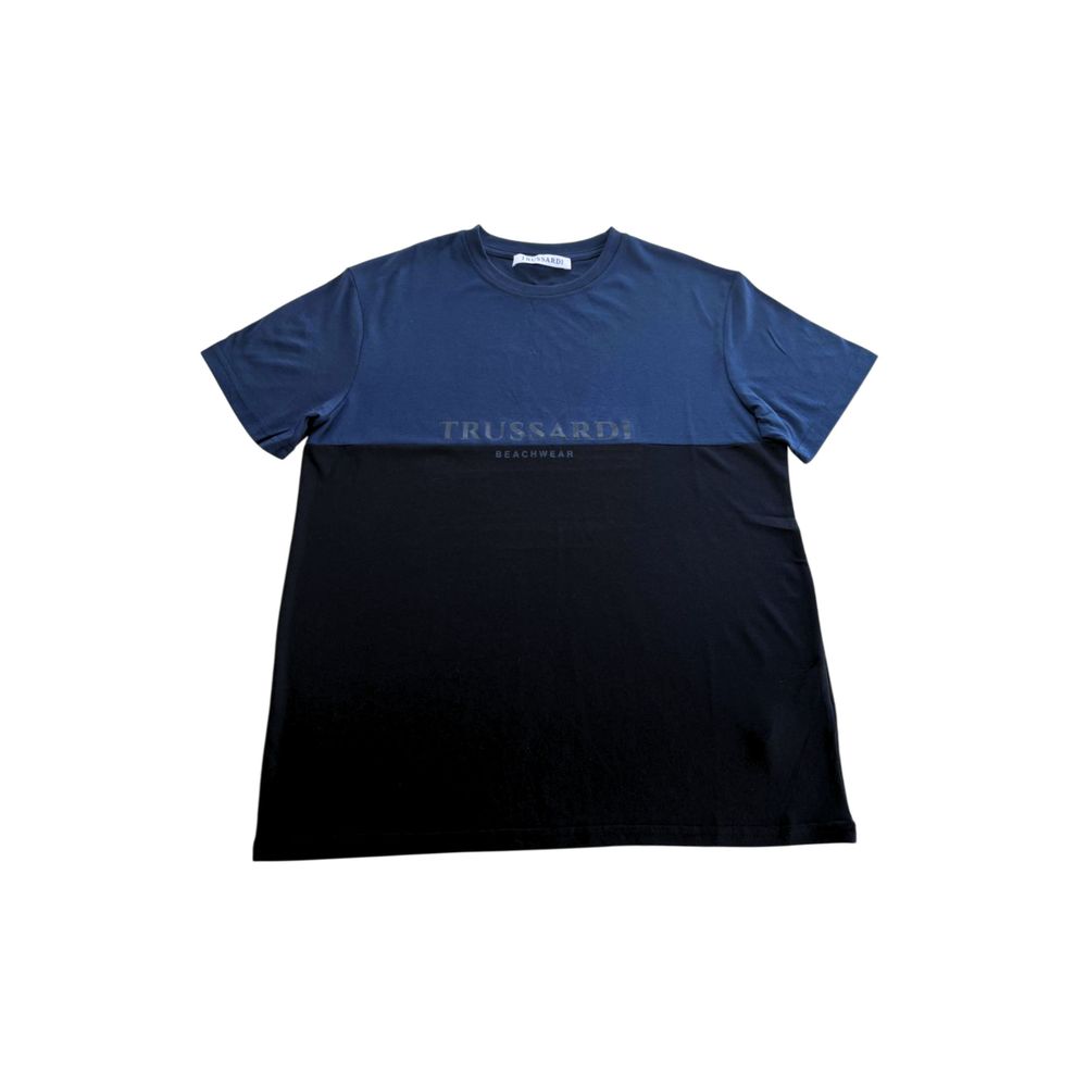 Blue Polyester T-Shirt