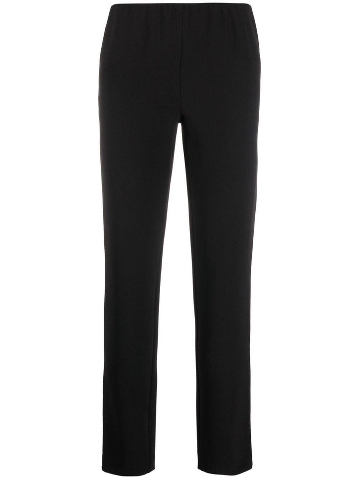 PAROSH cropped elasticated leggings-0