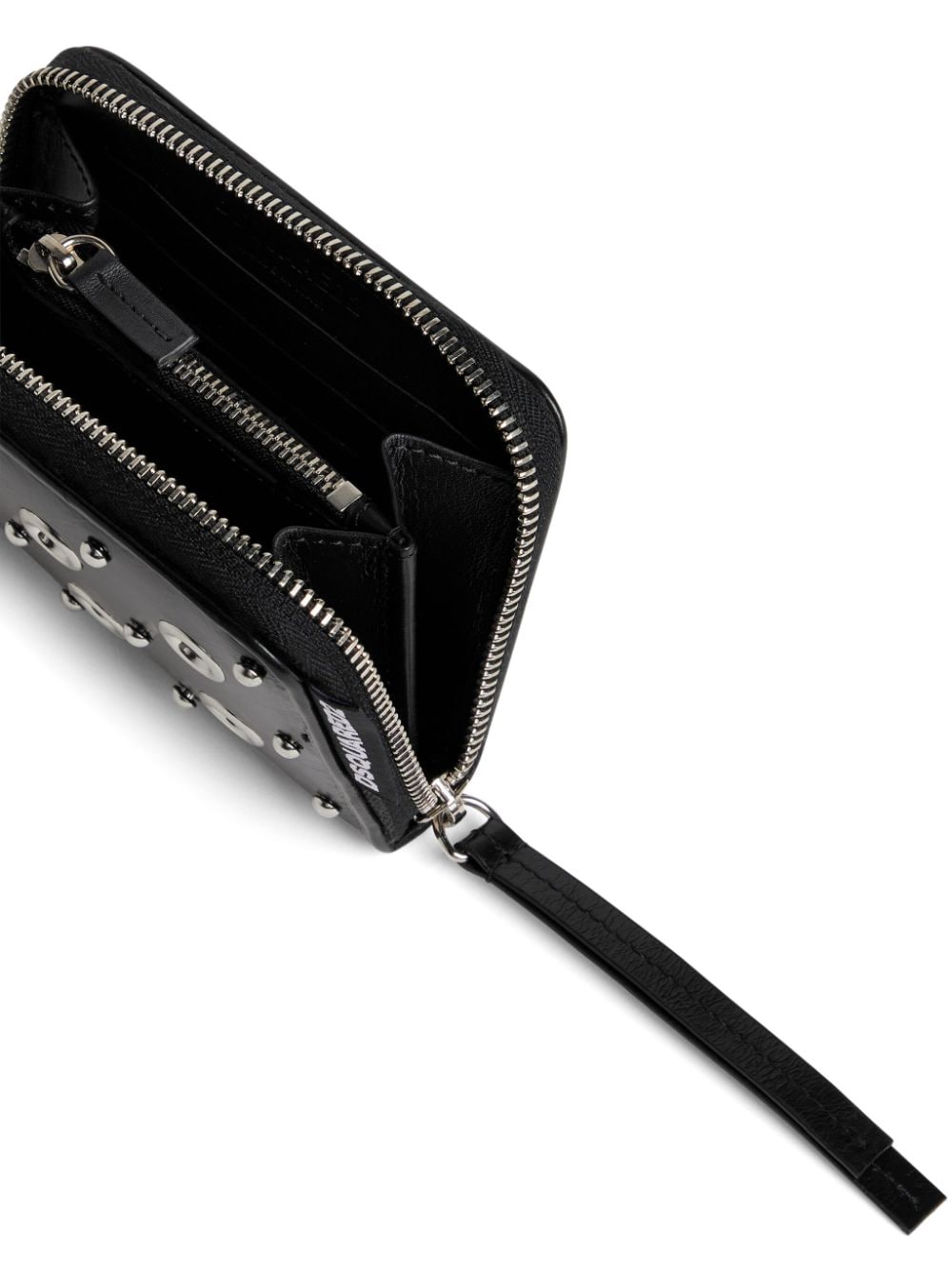 eyelet-detail leather wallet-2