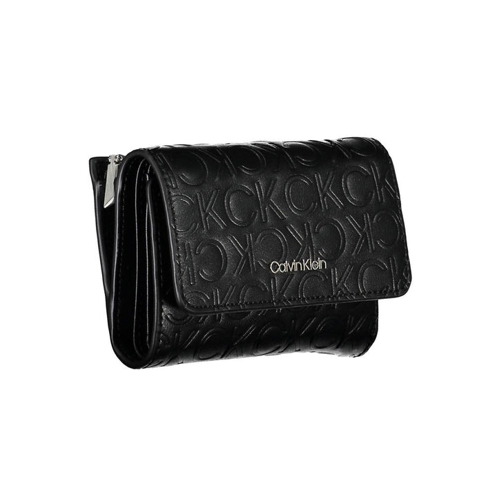 Black Polyethylene Women Wallet