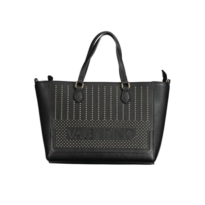 Mario Valentino Black Polyurethane Women Handbag