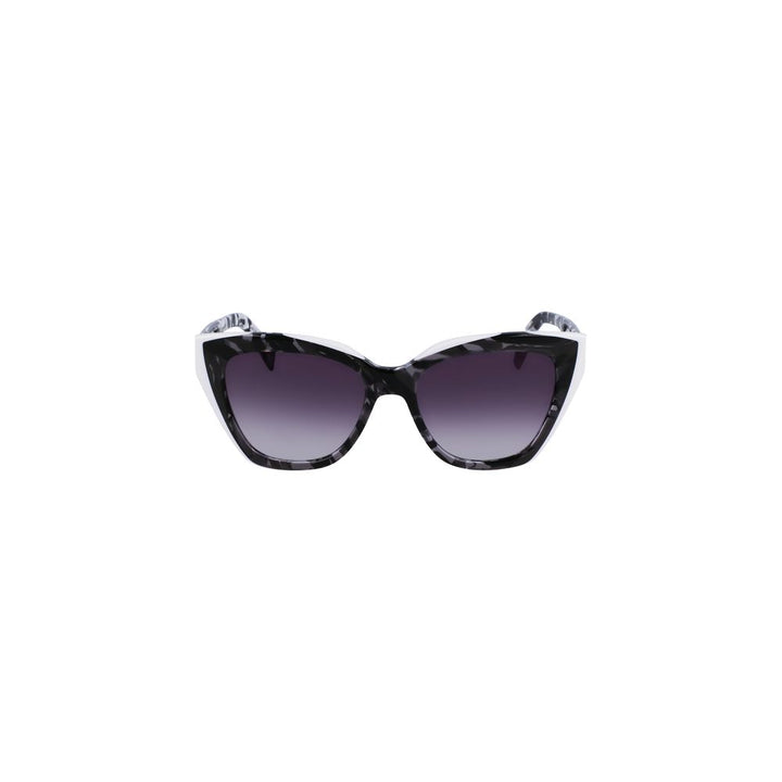 White Acetate Women Sunglasses