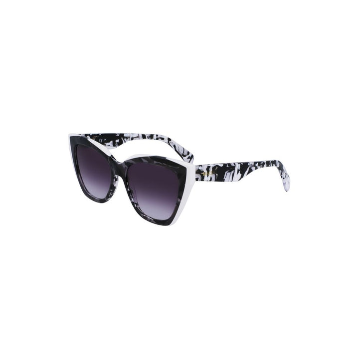 White Acetate Women Sunglasses