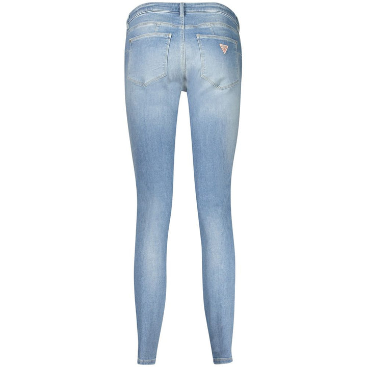 Light Blue Cotton Jeans & Pant